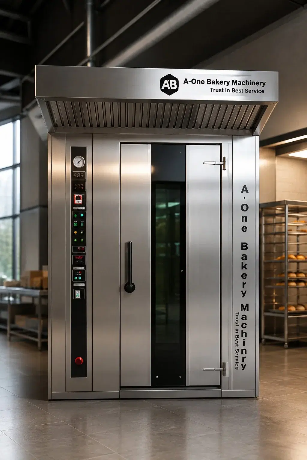 Commercial deck oven