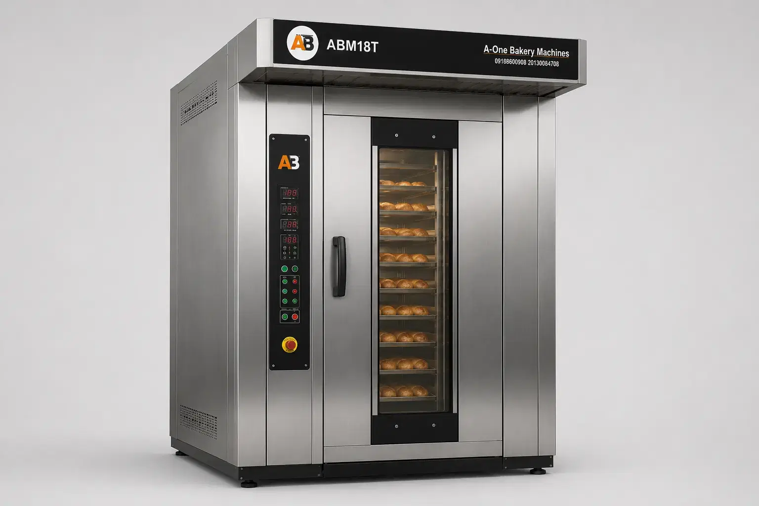 18 Tray Rotary Rack Oven